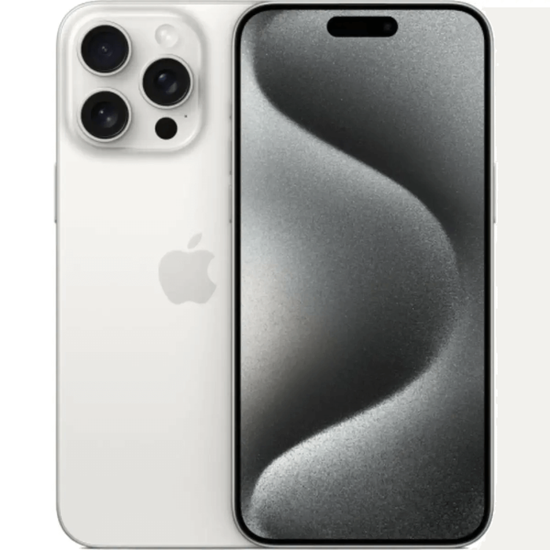 iPhone 15 Pro, White Titanium, 128GB