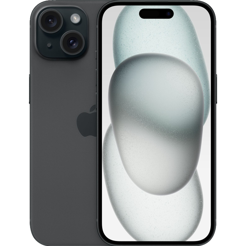 iPhone 15, Black, 256GB