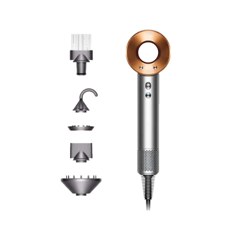 Фен Dyson Supersonic HD07 (Яркий никель/Медный)