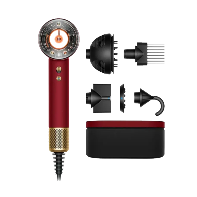 Фен Dyson Supersonic Nural HD16 (Red Velvet/Gold)