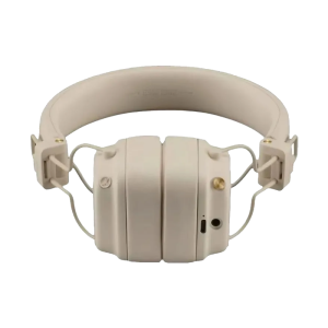 Беспроводные наушники Marshall Major V (Кремовые), фото №2