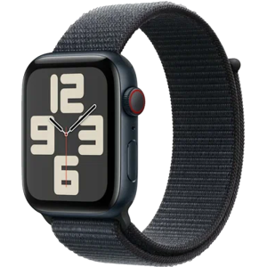 Часы Apple Watch SE (2024) GPS,40mm Midnight Aluminum Case with Ink Sport Loop, фото №1
