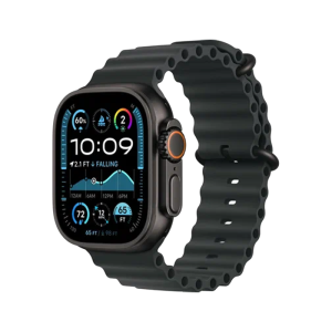 Часы Apple Watch Ultra 2 GPS + Cellular, 49mm Black Titanium Case with Black Ocean Band, фото №1
