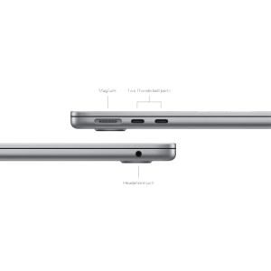 Ноутбук Apple MacBook Air 13" (M3, 16GB, 256GB) Space Gray, фото №2